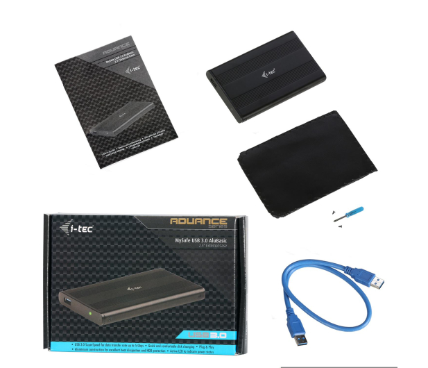 i-tec USB 3.0 MySafe AluBasic Obudowa 2,5" SATA - 518513 - zdjęcie 7